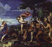 TIZIANO Vecellio bacchus och ariaden oil painting artist